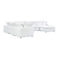 Cali Pearl Modular 7 Piece Large Chaise Sectional