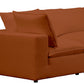 Cali Rust Modular 3 Piece Sofa