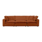Cali Rust Modular 3 Piece Sofa