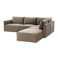 Willow Taupe Modular 5 Piece RAF Sectional