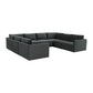Willow Charcoal Modular 8 Piece Large U Sectional