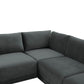 Willow Charcoal Modular 8 Piece Large U Sectional
