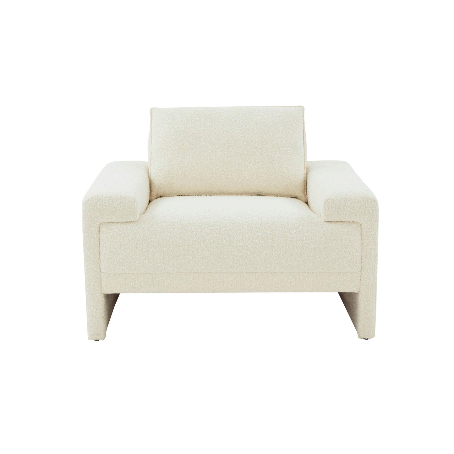 Maeve Cream Boucle Upholstered Accent Chair