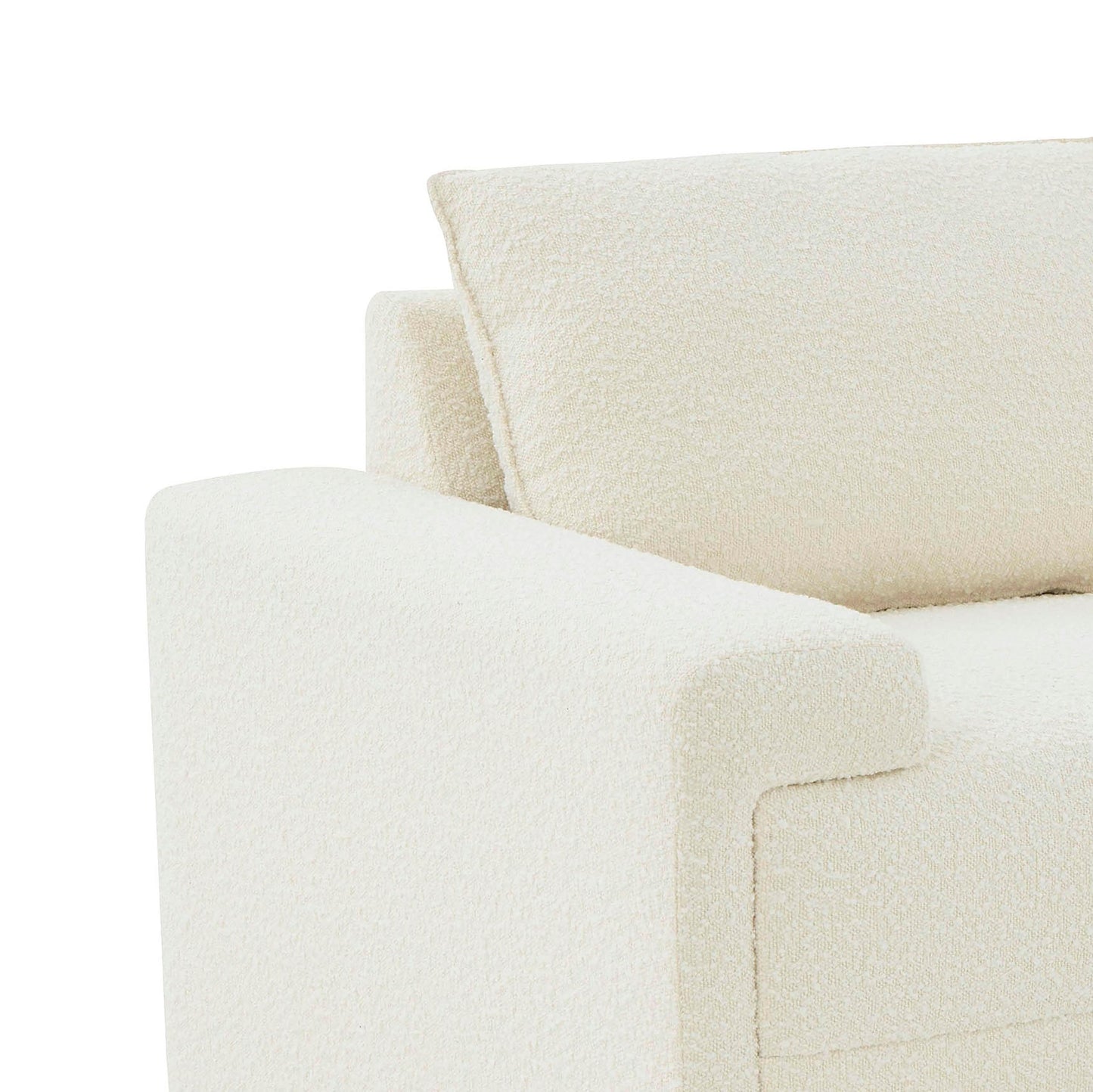 Maeve Cream Boucle Upholstered Accent Chair