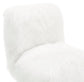 Sophie White Sheepskin Lucite Chair