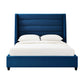 Koah Navy Velvet Bed in King