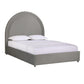 Gumdrop Grey Velvet Bed in Queen