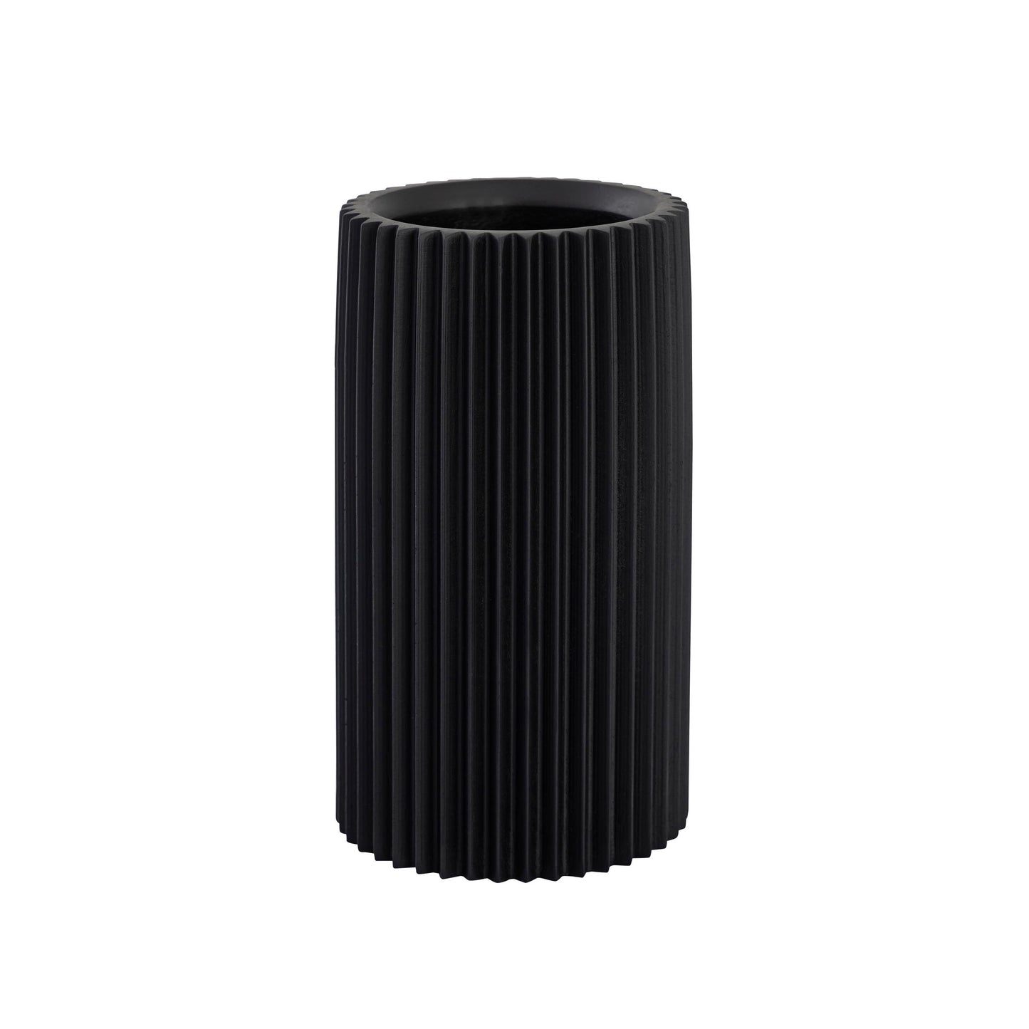 Jenna Black Concrete Table Vase