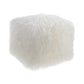 Tibetan Sheep White Pouf