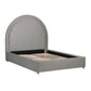Gumdrop Grey Velvet Bed in Queen