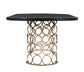 Valentina Brass Dining Table
