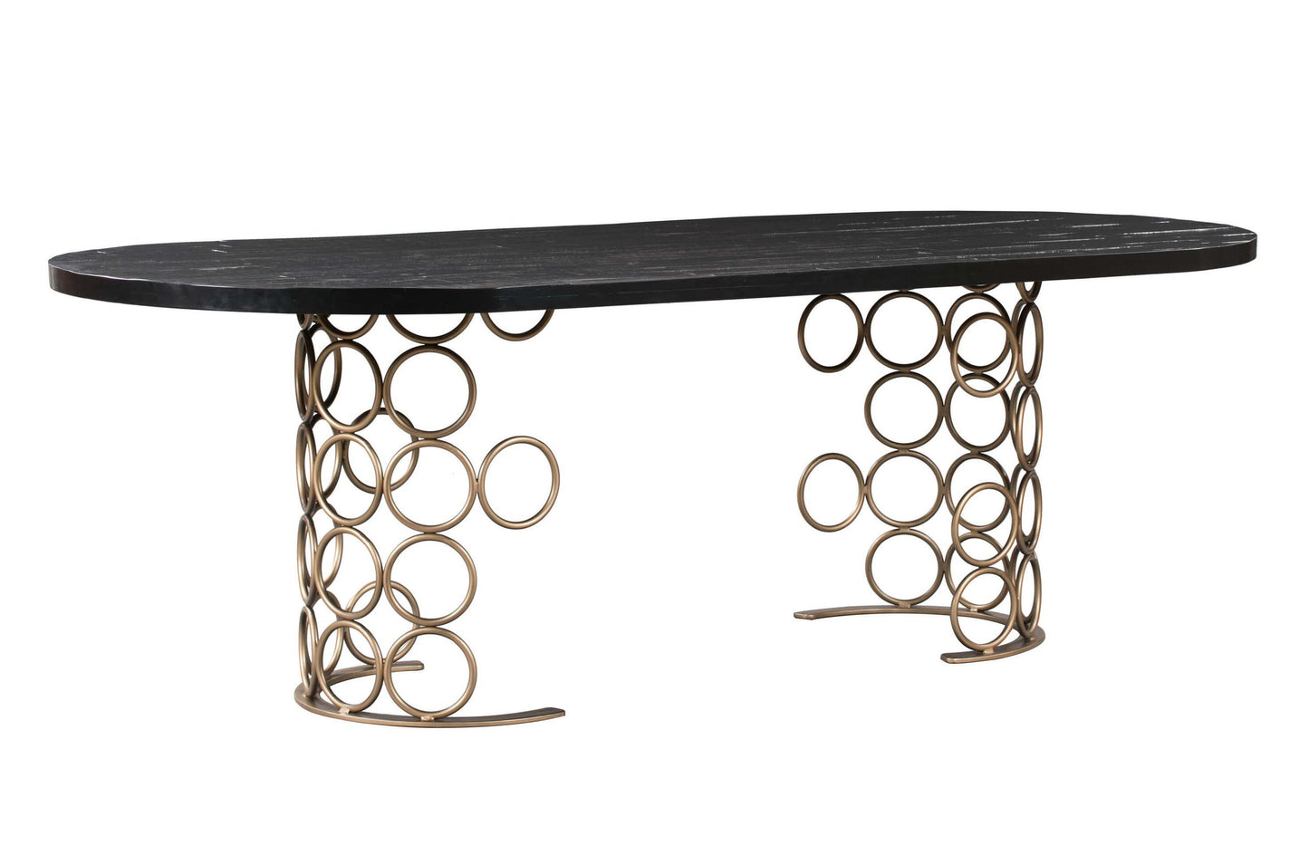 Valentina Brass Dining Table