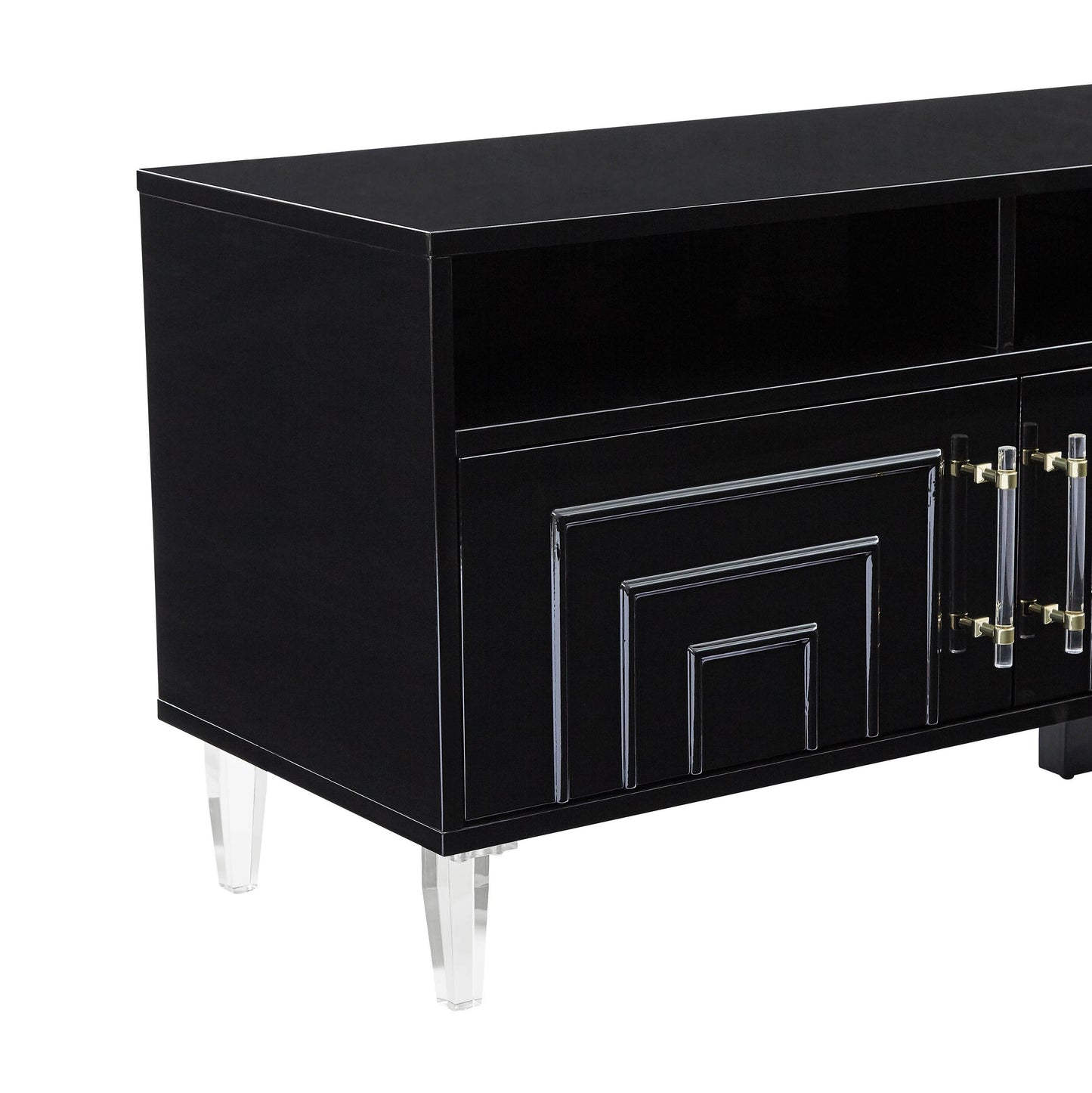 Famke Black Media Console