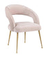 Rocco Blush Velvet Dining Chair