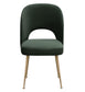 Swell Forest Green Velvet Chair