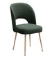Swell Forest Green Velvet Chair