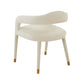 Lucia Cream Velvet Dining Chair