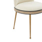 Harley Cream Velvet Dining Chair