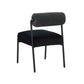Jolene Black Velvet Dining Chair - Set of 2