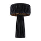 Shelby Raffia Black Table Lamp
