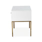 Ella White Lacquer Side Table