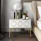 Ella White Lacquer Side Table