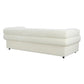 Elsa Cream Vegan Shearling Sofa by Inspire Me! Home Decor