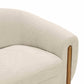 Lina Cream Chenille Textured Sofa