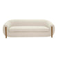 Lina Cream Chenille Textured Sofa