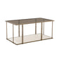 Emma Cream Ash & Glass Coffee Table by Inspire Me! Home Decor