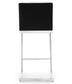 Parma Black Steel Counter Stool (Set of 2)