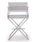 Director White Steel Counter Stool