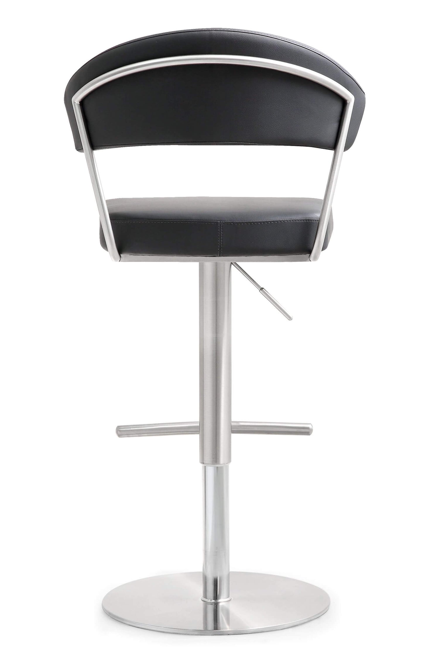 Cosmo Black Steel Adjustable Barstool