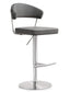 Cosmo Grey Steel Adjustable Barstool