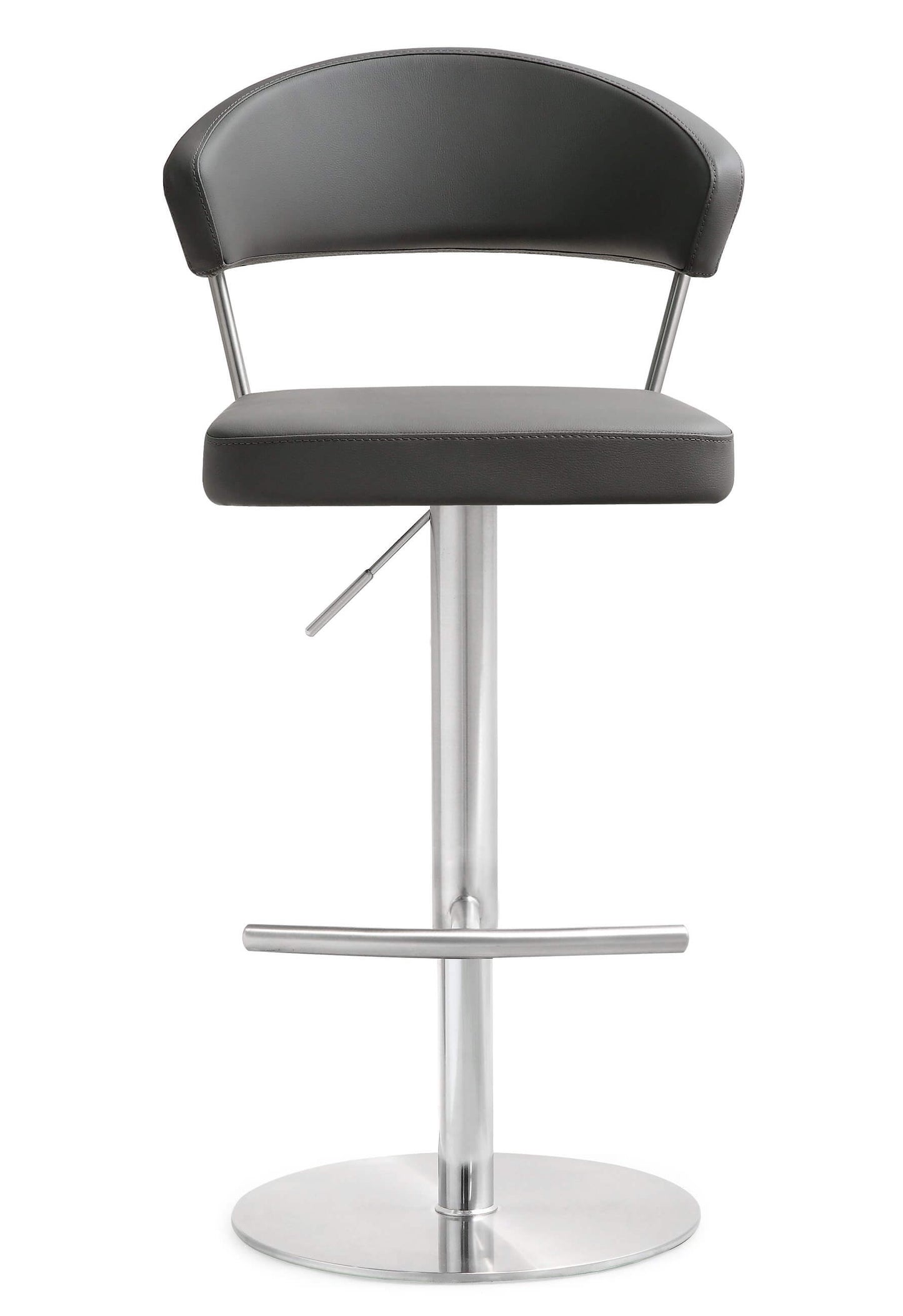 Cosmo Grey Steel Adjustable Barstool