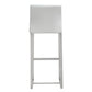 Denmark White Steel Barstool (Set of 2)