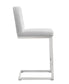 Helsinki White Steel Counter Stool (Set of 2)