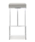 Ferrara Light Grey Steel Barstool (Set of 2)