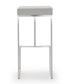 Ferrara Light Grey Steel Barstool (Set of 2)