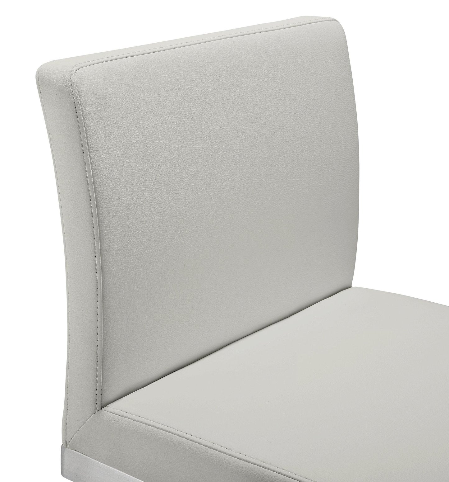 Parma Light Grey Steel Counter Stool (Set of 2)