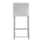 Denmark White Steel Counter Stool (Set of 2)