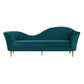 Plato Aqua Velvet Sofa