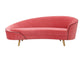 Cleopatra Hot Pink Velvet Sofa