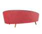 Cleopatra Hot Pink Velvet Sofa