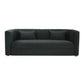 Callie Black Velvet Sofa