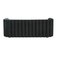 Callie Black Velvet Sofa