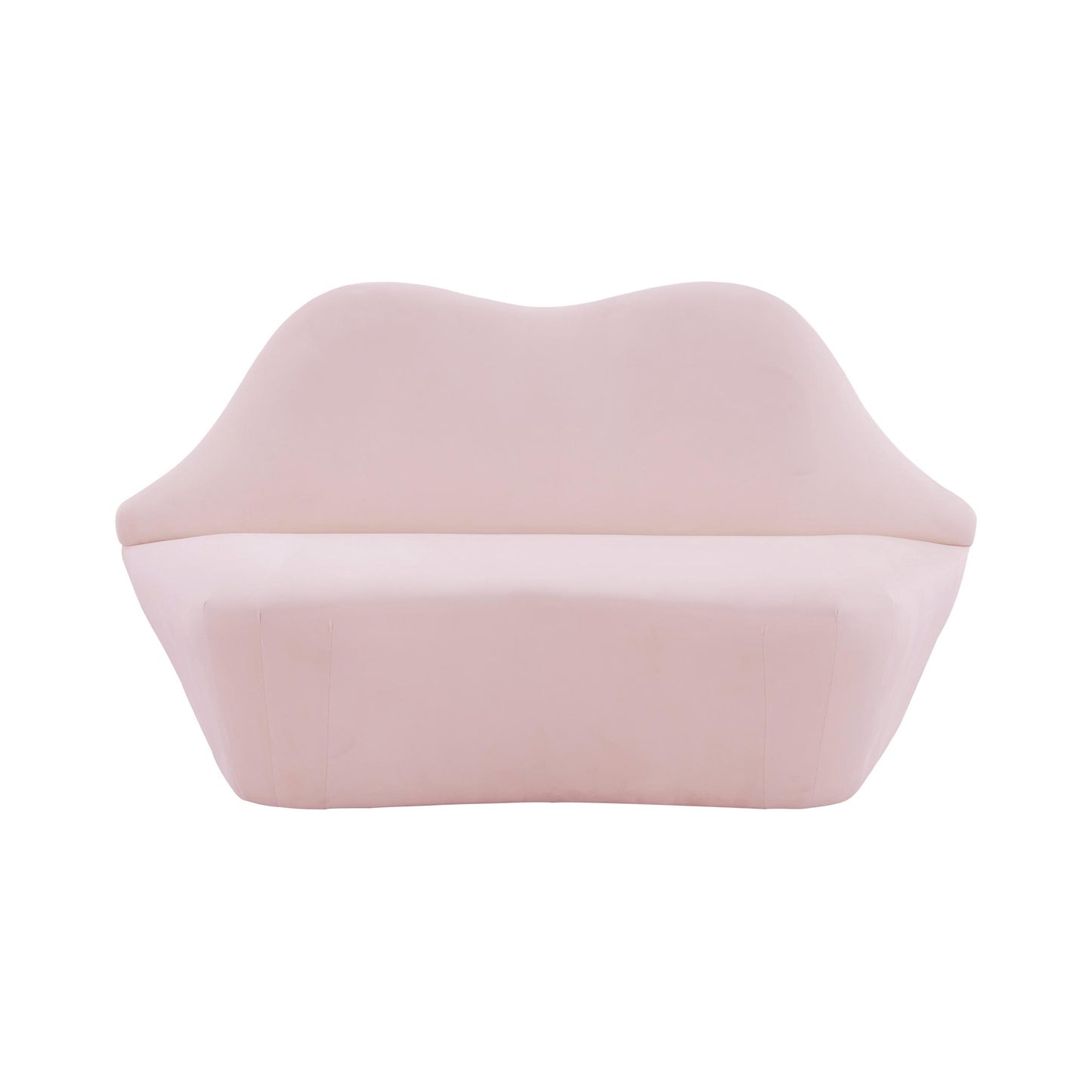 Lips Blush Velvet Settee