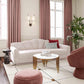 Bianca Blush Velvet Sofa
