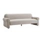 Keelee Taupe 84 Inch Velvet Sofa