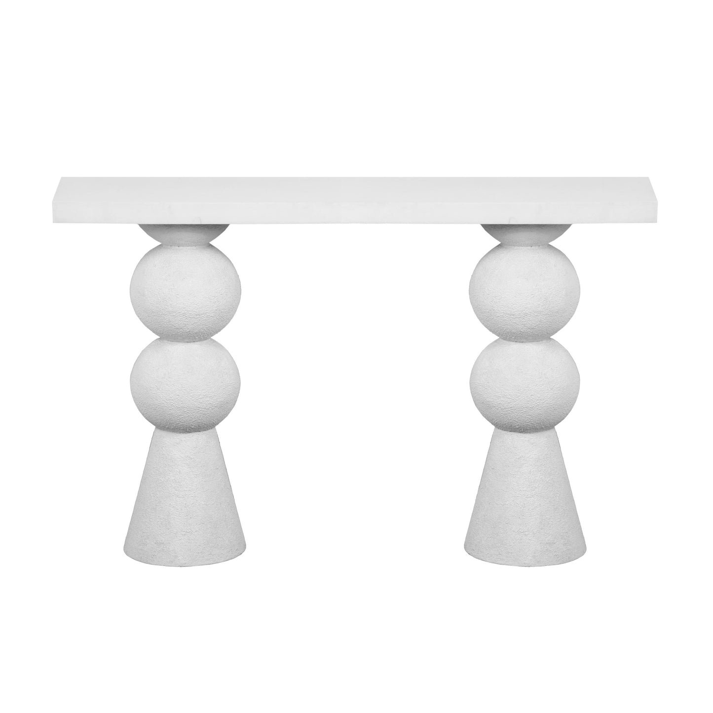 Lupita White Console Table